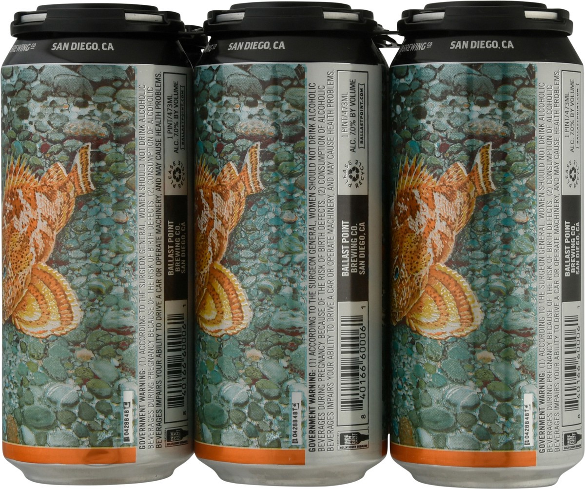 slide 3 of 11, Ballast Point Sculpin India Pale Ale Beer 6-1 pt Cans, 16 oz