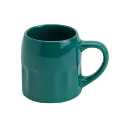Mason Craft And More 17 oz Stoneware Cafe Mug - Teal