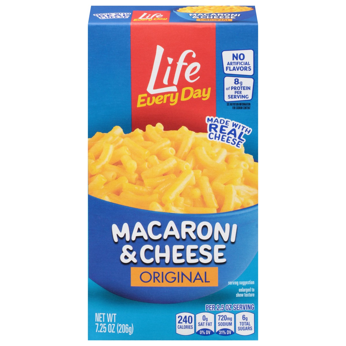 slide 2 of 4, Life Every Day Original Macaroni & Cheese 7.25 oz, 7.25 oz