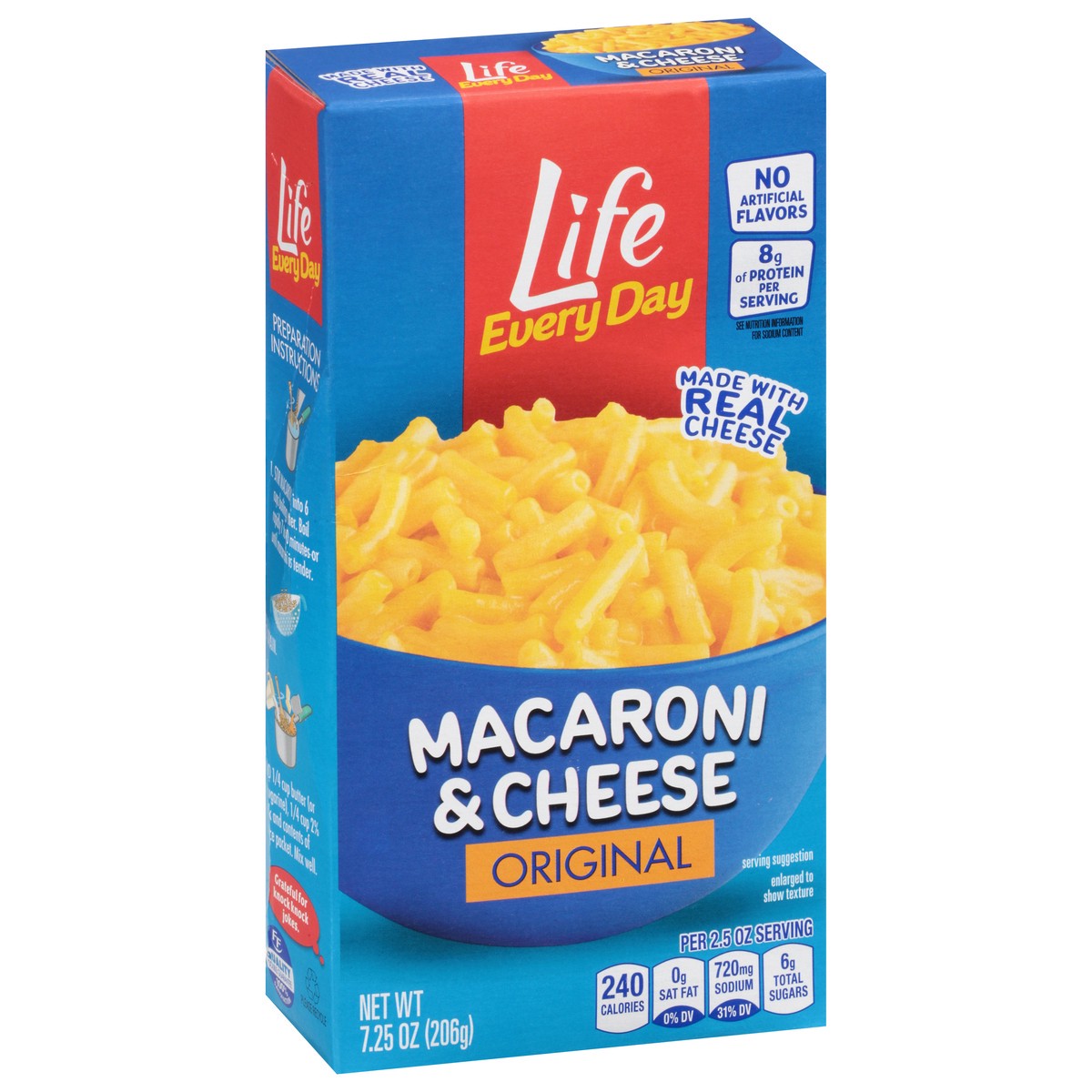 slide 4 of 4, Life Every Day Original Macaroni & Cheese 7.25 oz, 7.25 oz