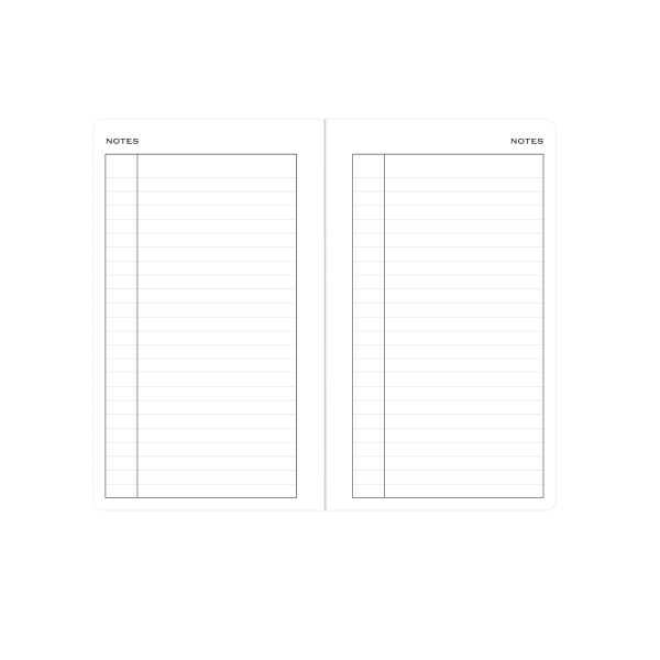 slide 6 of 6, 2025 Blue Sky Monthly Planning Calendar, 3-5/8"" X 6-1/8"", Black Matte, January To December, 1 ct