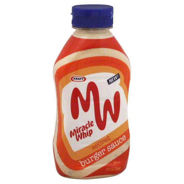 slide 1 of 1, Miracle Whip Burger Sauce 12 oz, 12 oz