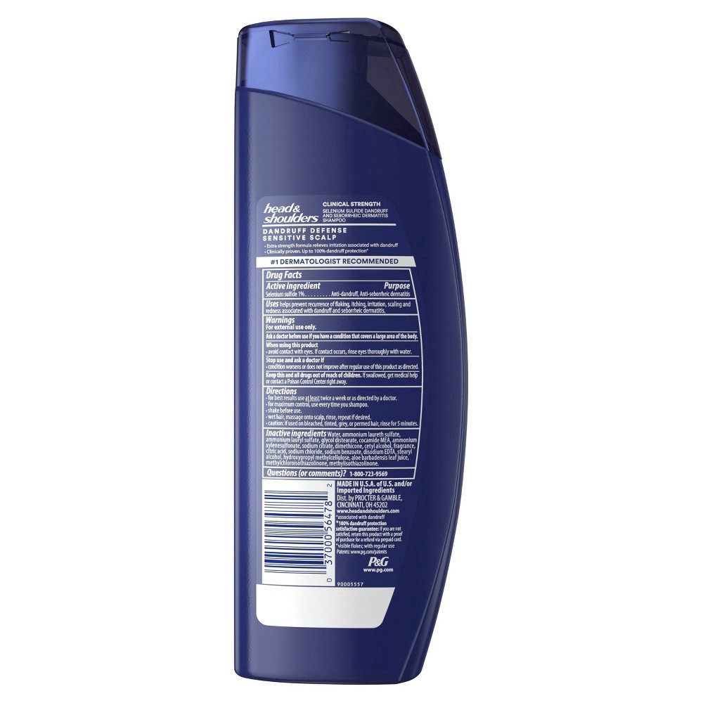 slide 3 of 8, Head & Shoulders Clinical Dandruff Defense Sensitive Shampoo 13.5oz, 13.5 fl oz