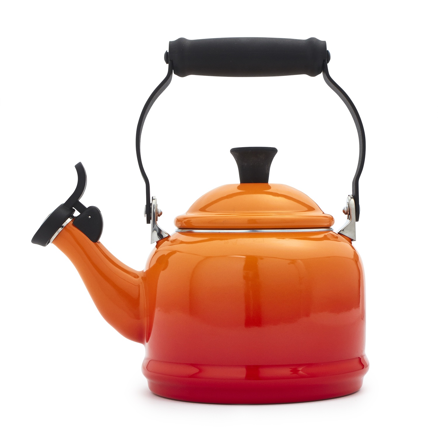 slide 1 of 1, Le Creuset Demi Teakettle, Flame, 1 ct