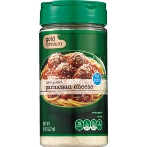 slide 1 of 1, CVS Gold Emblem Grated Parmesan Cheese, 8 oz