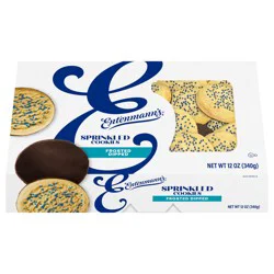 Entenmann''s Frosted Dipped Sprinkled Cookies, 12 oz, Sugar Cookies, Box