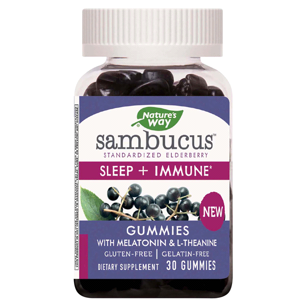 slide 1 of 1, Nature's Way Sambucus Sleep + Immune Gummies, 30 ct