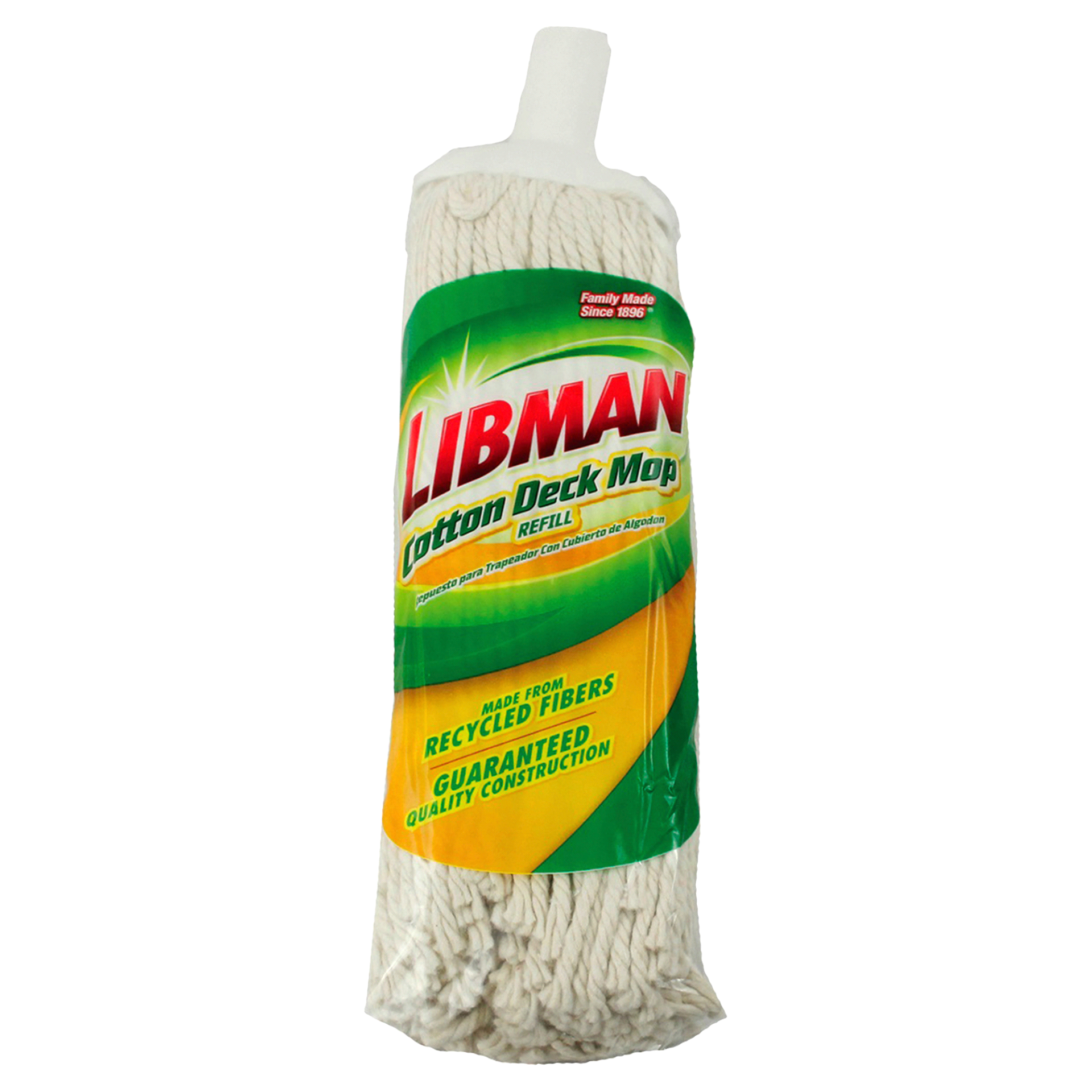 slide 1 of 1, Libman Cotton Deck Mop Replacement Head, 1 ct