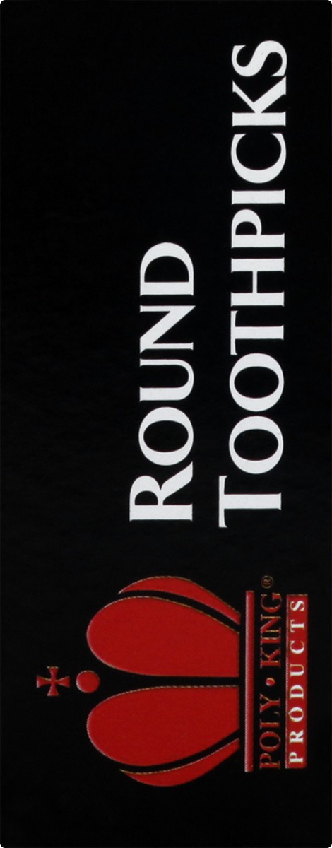 slide 3 of 9, Poly King Round Double Pointed Toothpicks 800 ea, 800 ct