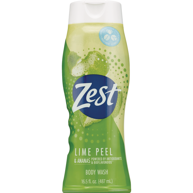 Zest Body Wash, Lime Peel 16.5 fl oz Shipt