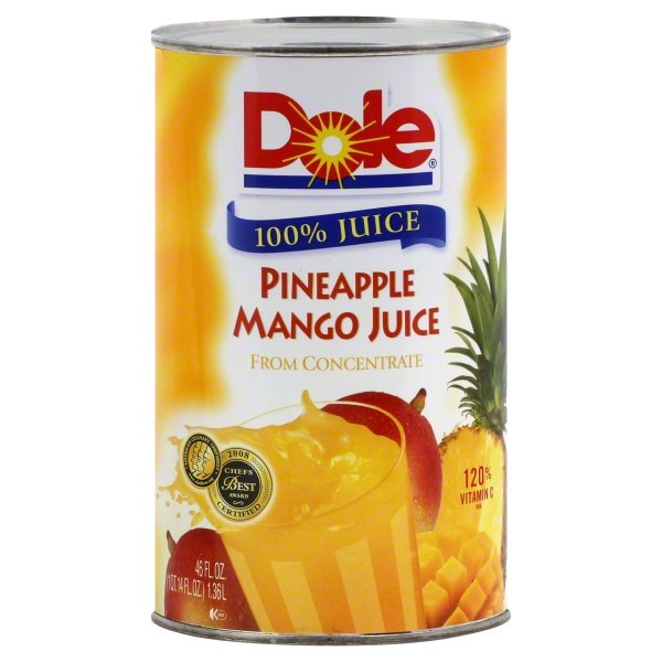 slide 1 of 1, Dole Pineapple Mango Juice, 1 ct