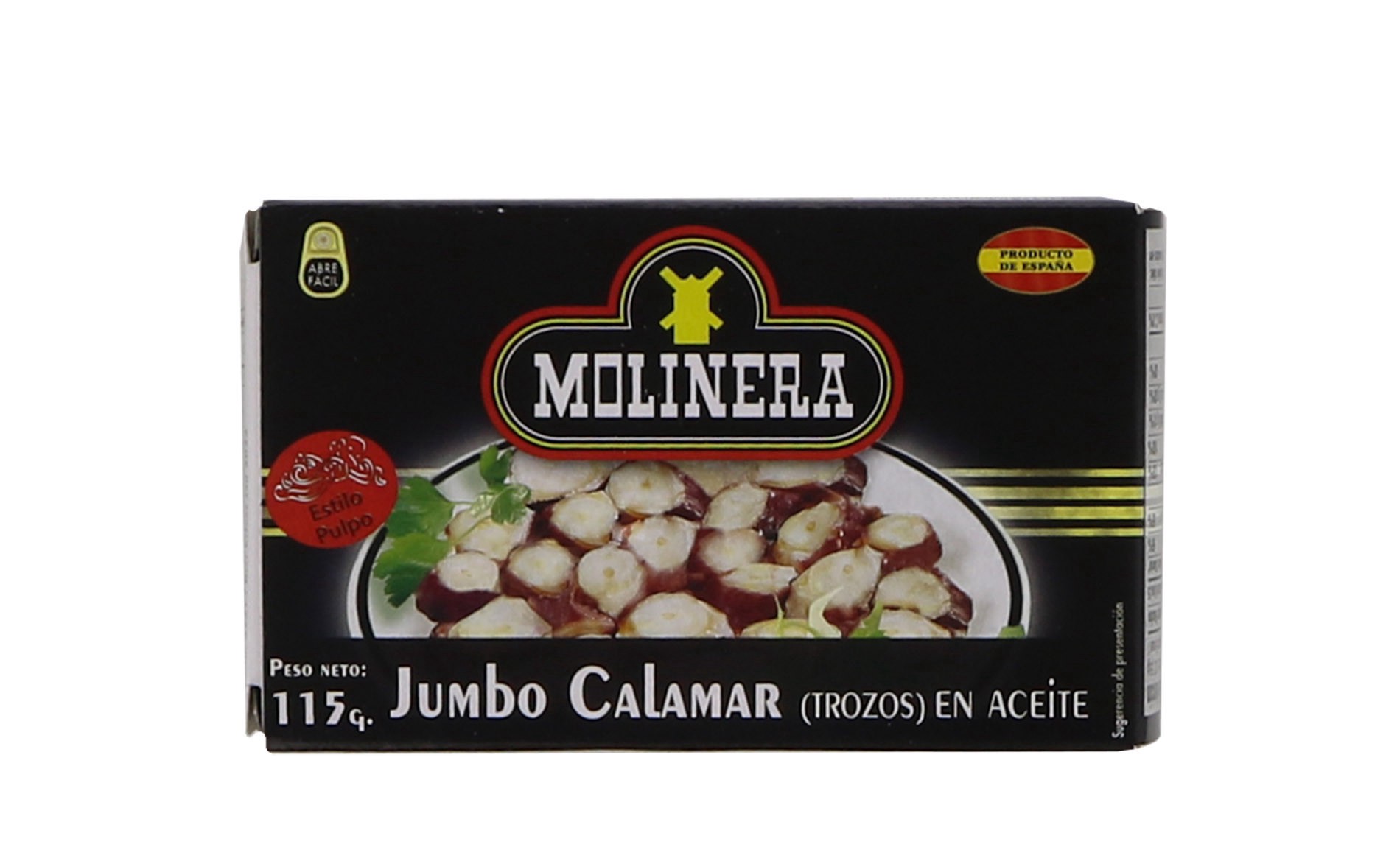 slide 1 of 1, Molinera Octopus In Oil, 4 oz