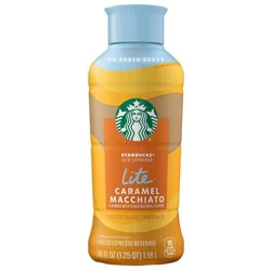 Starbucks No Added Sugar Lite Caramel Macchiato Iced Espresso