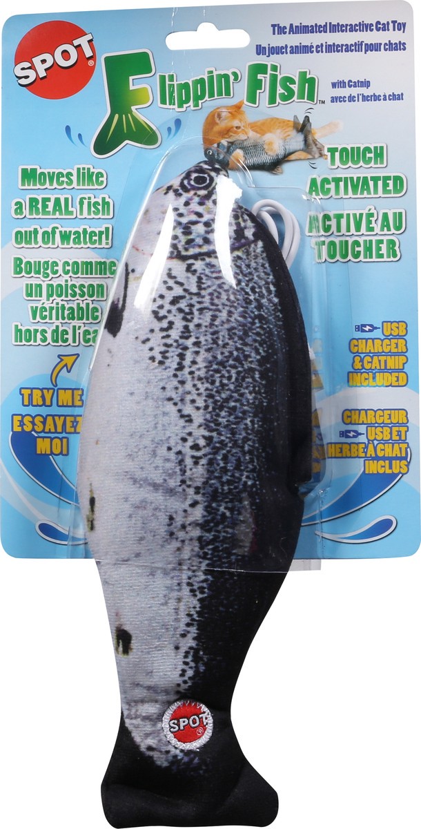 slide 6 of 12, SPOT Flippin' Fish Cat Toy 1 ea, 1 ct