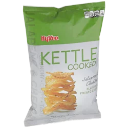 Hy-vee Jalapeno & Cheddar Flavored Kettle Cooked Potato Chips