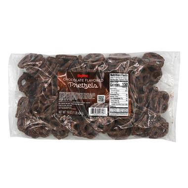 slide 1 of 1, Hy-Vee Chocolate Flavored Pretzels, 16 oz