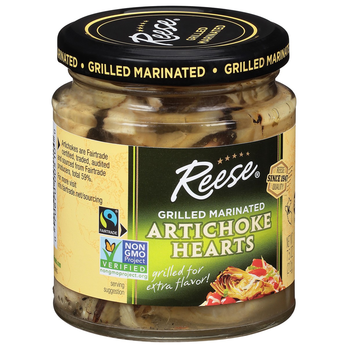 slide 9 of 9, Reese Grilled Marinated Artichoke Hearts 7.5 oz, 7.5 oz