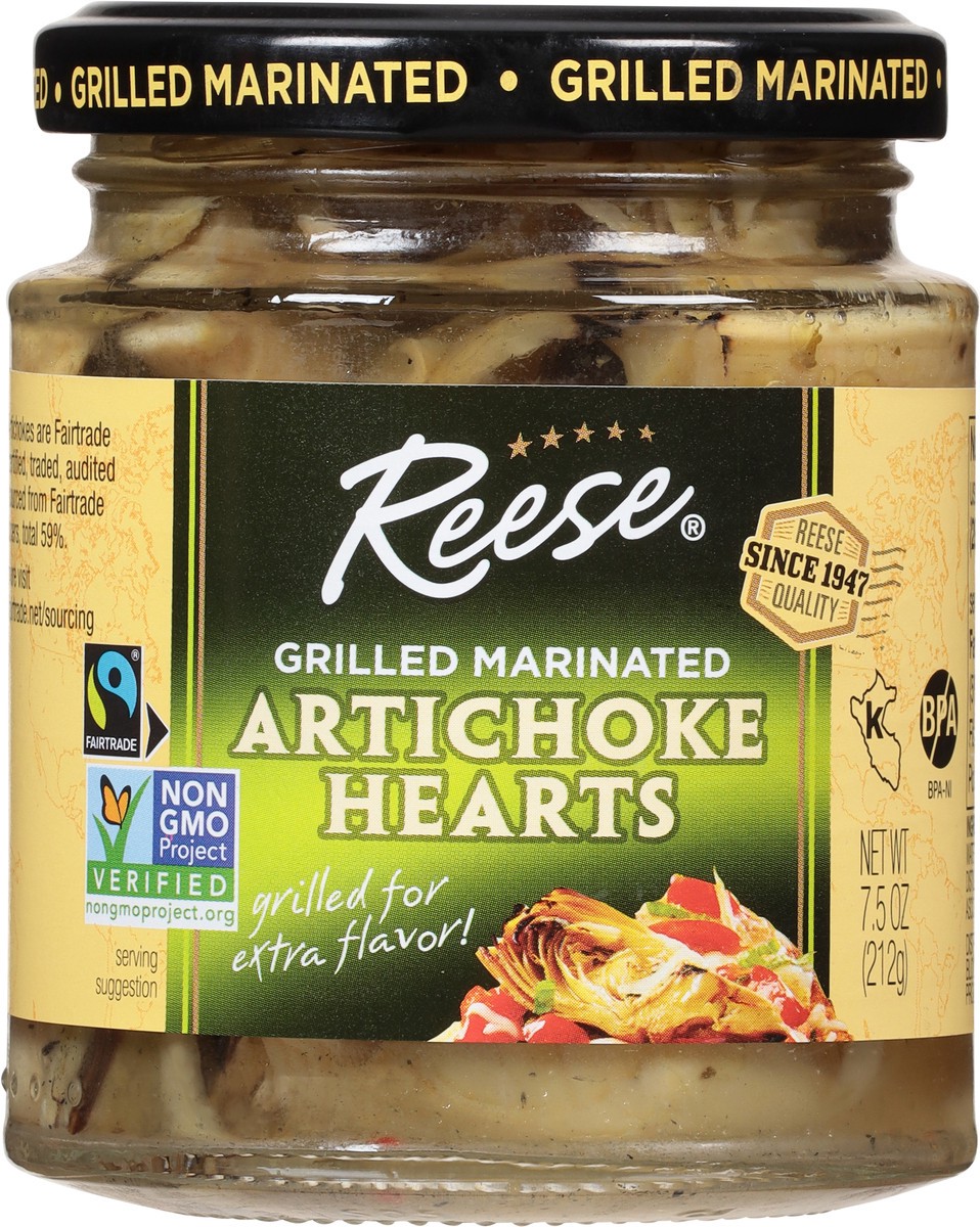 slide 5 of 9, Reese Grilled Marinated Artichoke Hearts 7.5 oz, 7.5 oz