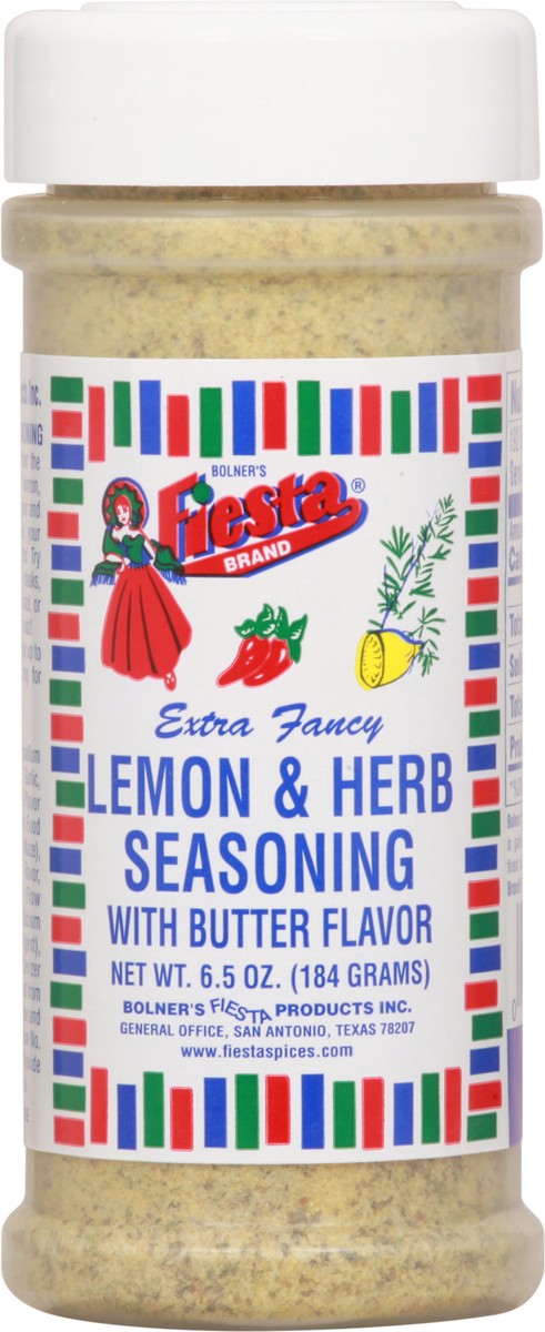 slide 3 of 12, Fiesta Extra Fancy Lemon & Herb Seasoning 6.5 oz, 6.5 oz