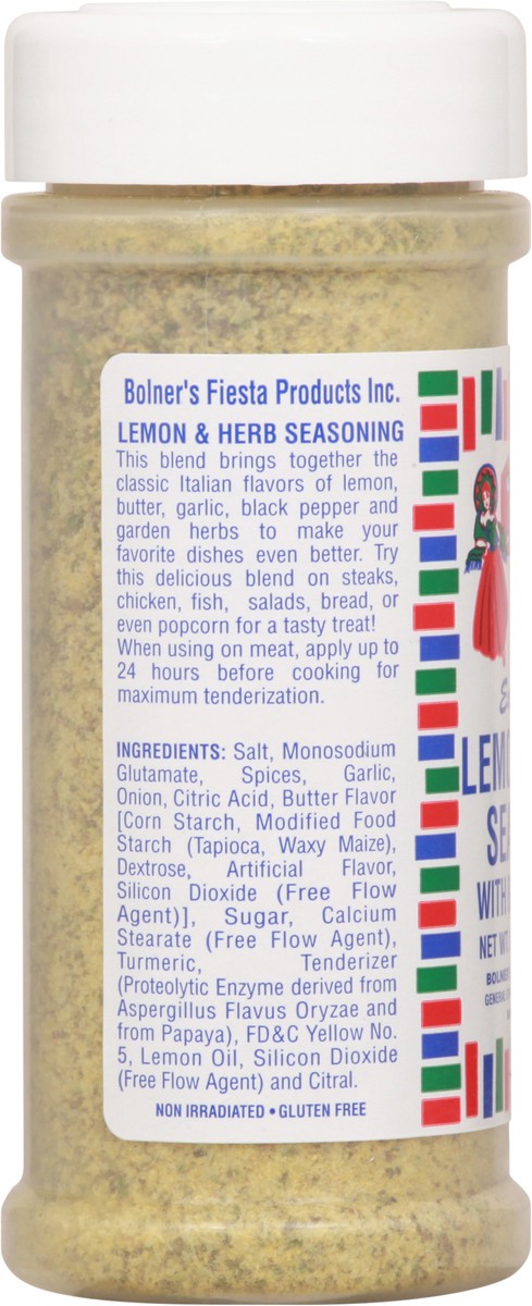 slide 7 of 12, Fiesta Extra Fancy Lemon & Herb Seasoning 6.5 oz, 6.5 oz