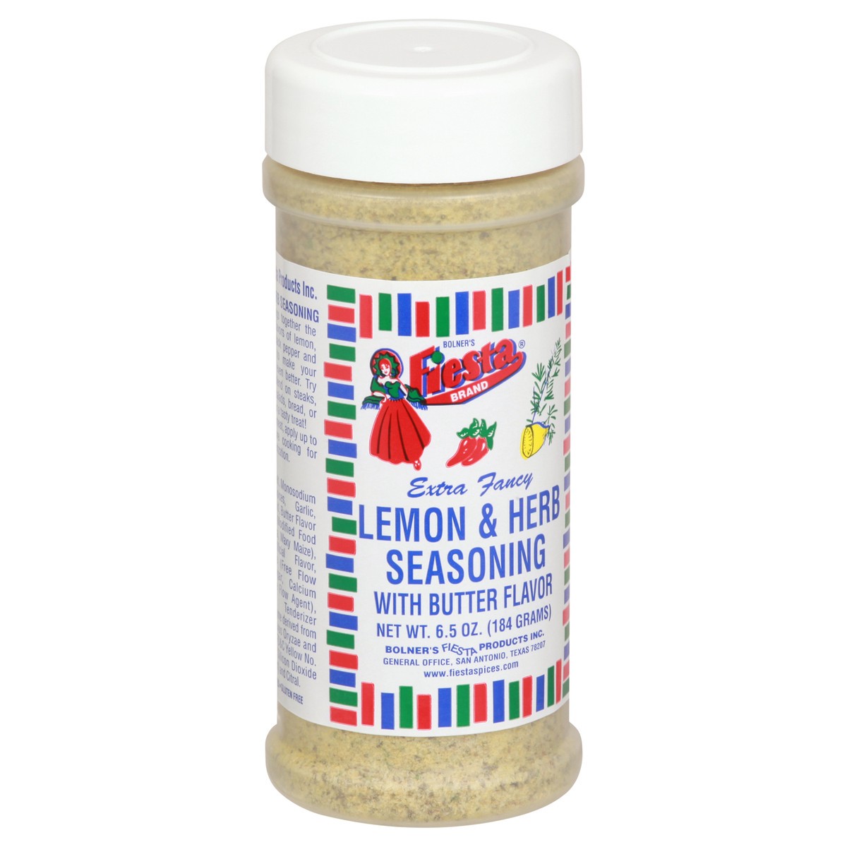 slide 8 of 12, Fiesta Extra Fancy Lemon & Herb Seasoning 6.5 oz, 6.5 oz