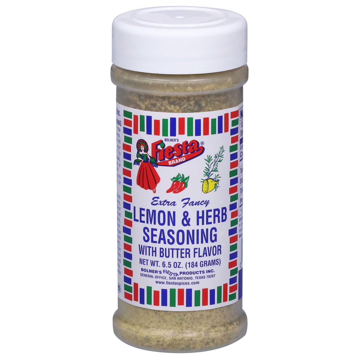 slide 1 of 12, Fiesta Extra Fancy with Butter Flavor Lemon & Herb Seasoning 6.5 oz, 6.5 oz