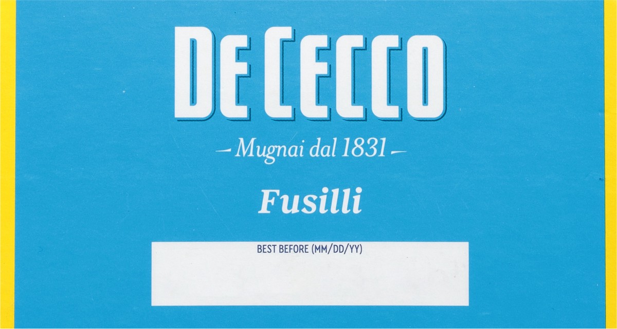 slide 4 of 9, De Cecco Slow Dried No. 34 Fusilli 1 lb, 1 lb