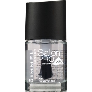 slide 1 of 1, Rimmel Salon Pro With Lycra Nail Polish, 421 Clearly Clear, 0.4 oz