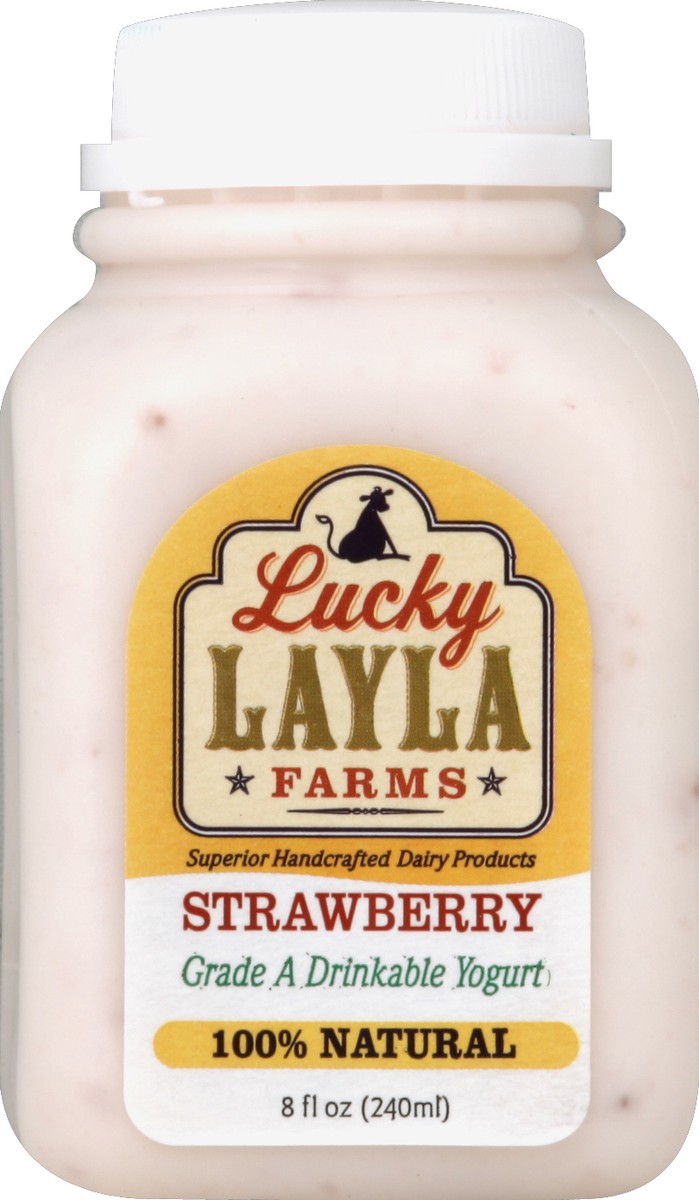 slide 1 of 4, Lucky Layla Yogurt 8 oz, 8 oz