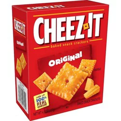 Cheez-It Cheese Crackers, Baked Snack Crackers, Easter Snacks, Original, 4.5oz Box, 1 Box