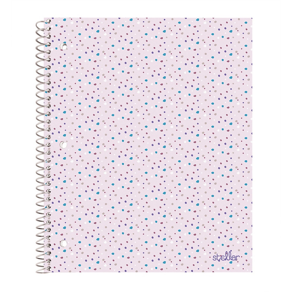 slide 1 of 1, Office Depot Brand Stellar Notebook, 10-1/2'' X 8-1/2'', Wide Ruled, 160 Pages (80 Sheets), Terrazzo, 80 ct