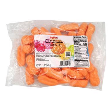 slide 1 of 1, Hy-Vee Circus Peanuts, 12 oz