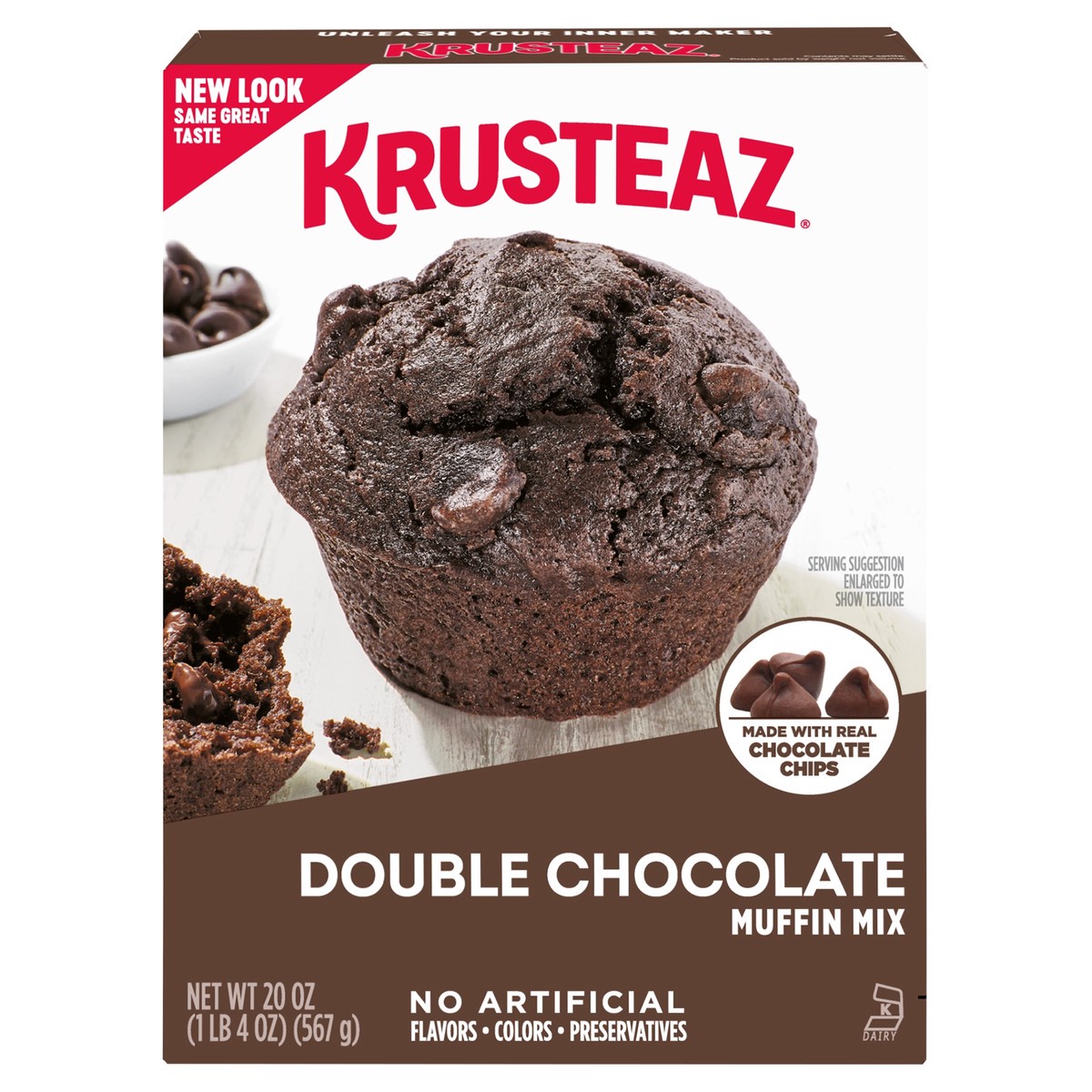 slide 1 of 9, Krusteaz Muffin Mix, 20 oz