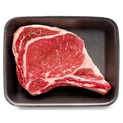 Meat Counter Beef Usda Choice Rib Steak Bone In