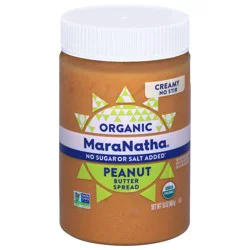 MaraNatha Organic Peanut Butter Spread 16 oz