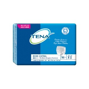 slide 1 of 1, Tena Protective Underwear Extra Absorbency, Large, 16 ct