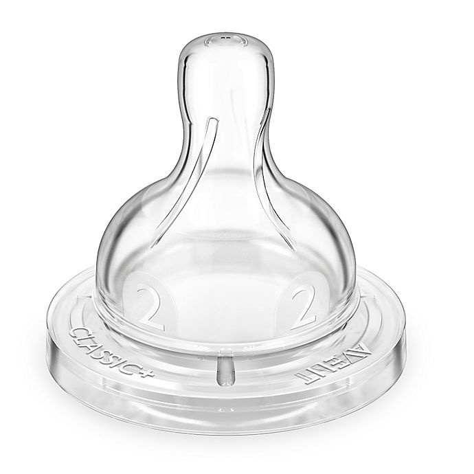 slide 1 of 2, Philips Avent Anti-Colic Baby Bottle Slow Flow Nipples, 2 ct