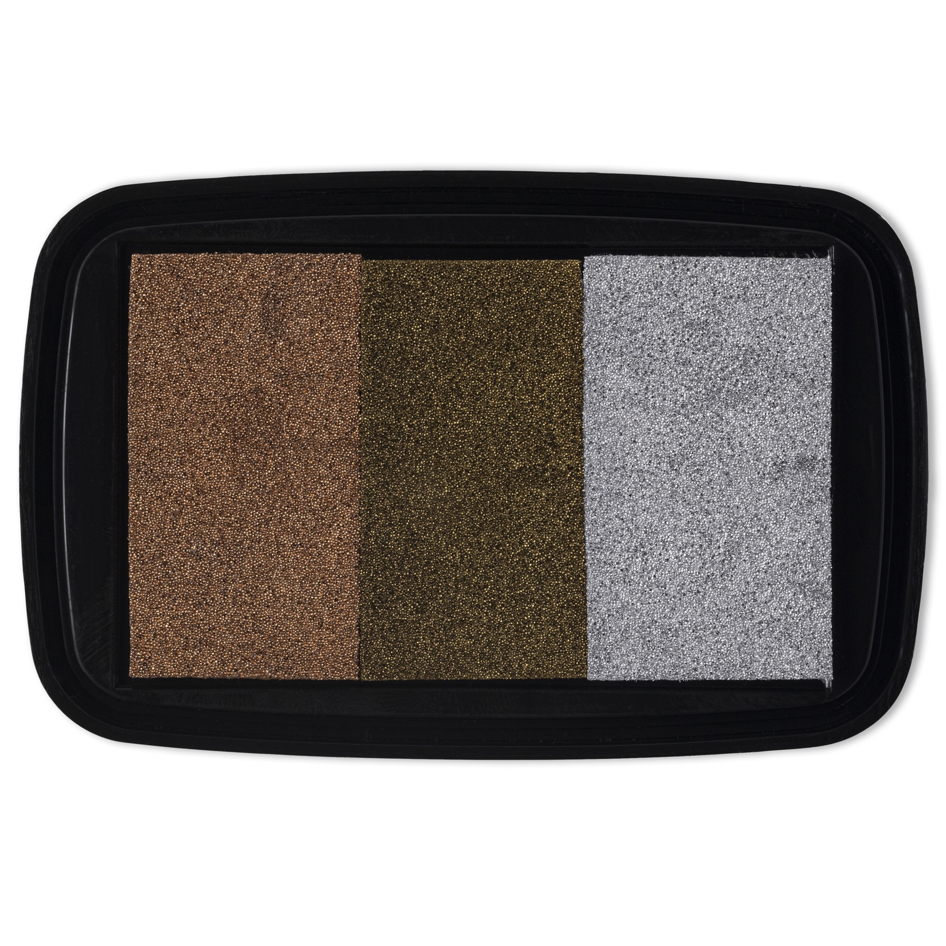 slide 2 of 2, Treasure 3-Color Metallic Ink Pad By Recollections, 4 in x 2.5 in x 0.5 in