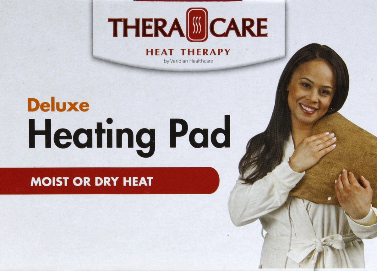 slide 5 of 5, TheraCare Veridian Deluxe Heating Pad, 1 ct