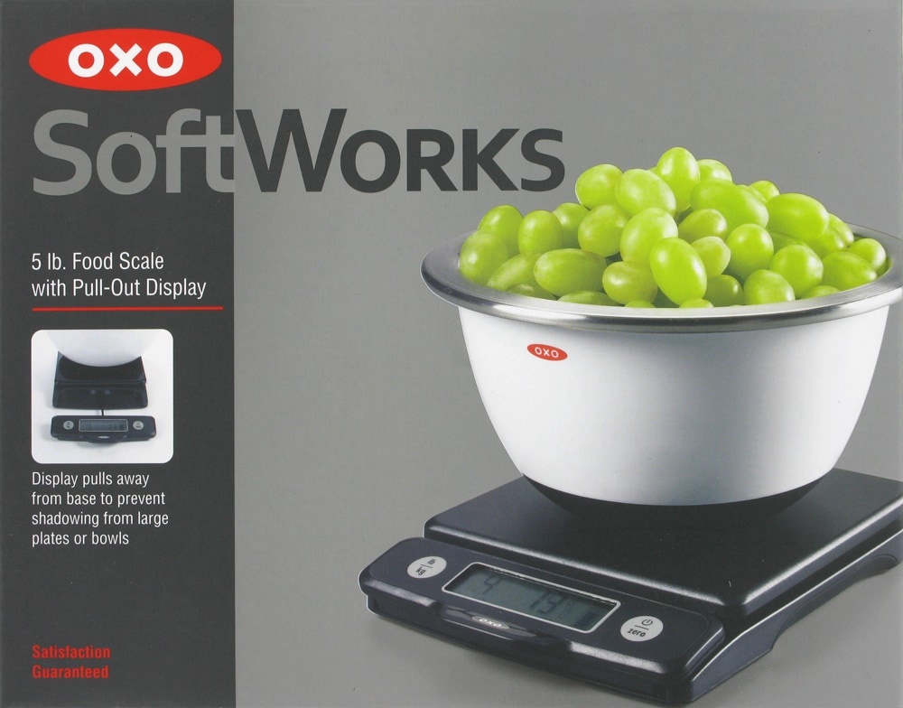 slide 1 of 1, Oxo Soft Works Food Scale Black, 1 ct