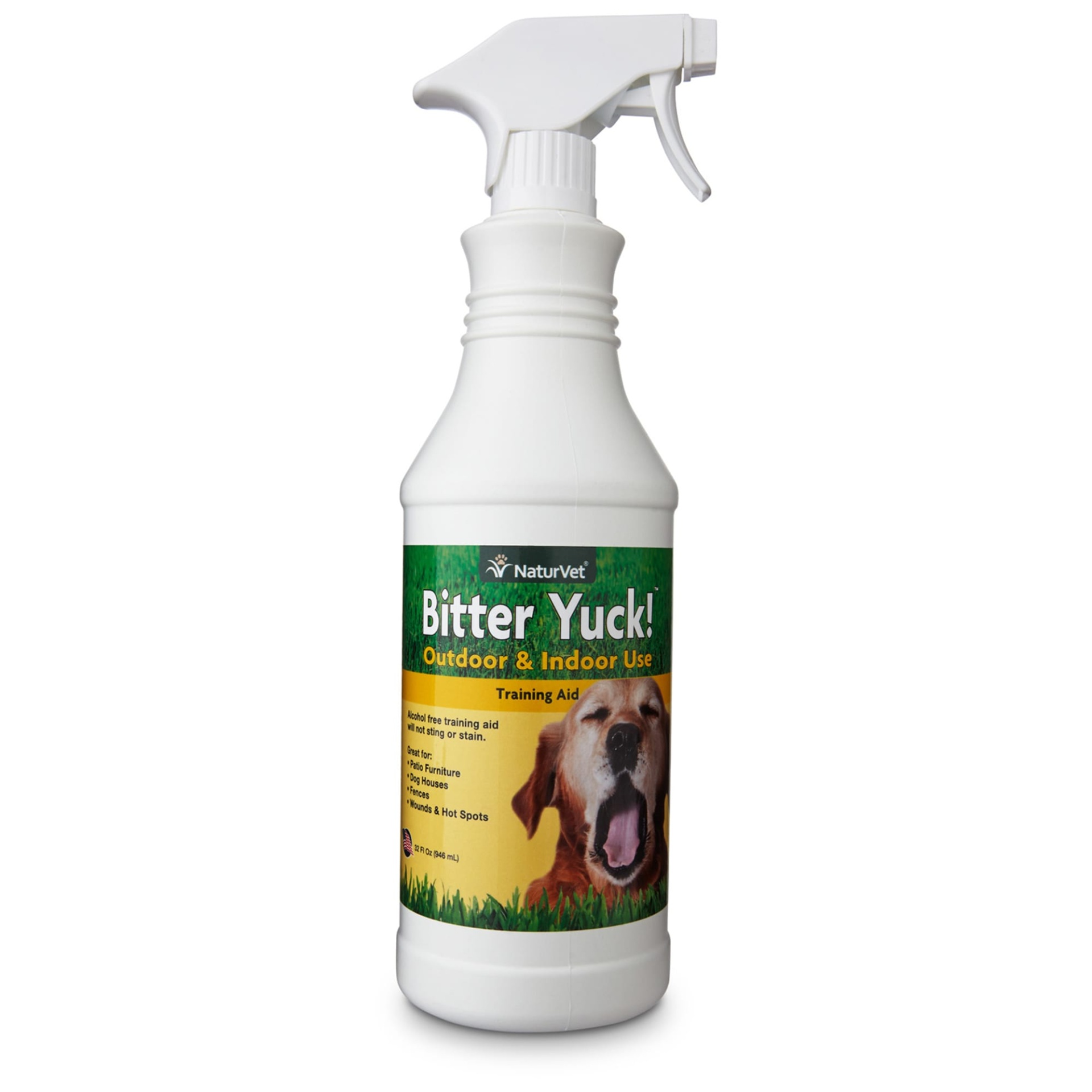 slide 1 of 1, NaturVet Bitter Yuck Dog Training Aid, 32 fl oz