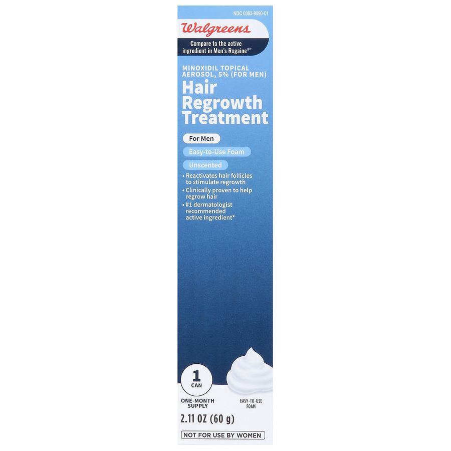 slide 1 of 3, Walgreens Hair Regrowth Treatment, 2.11 oz
