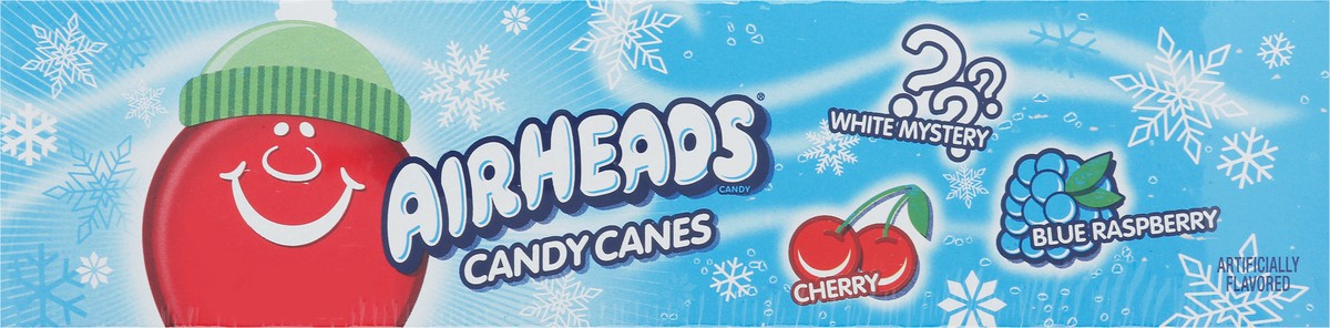 slide 5 of 14, Airheads Cherry/White Mystery/Blue Raspberry Candy Canes 12 ea, 12 ct