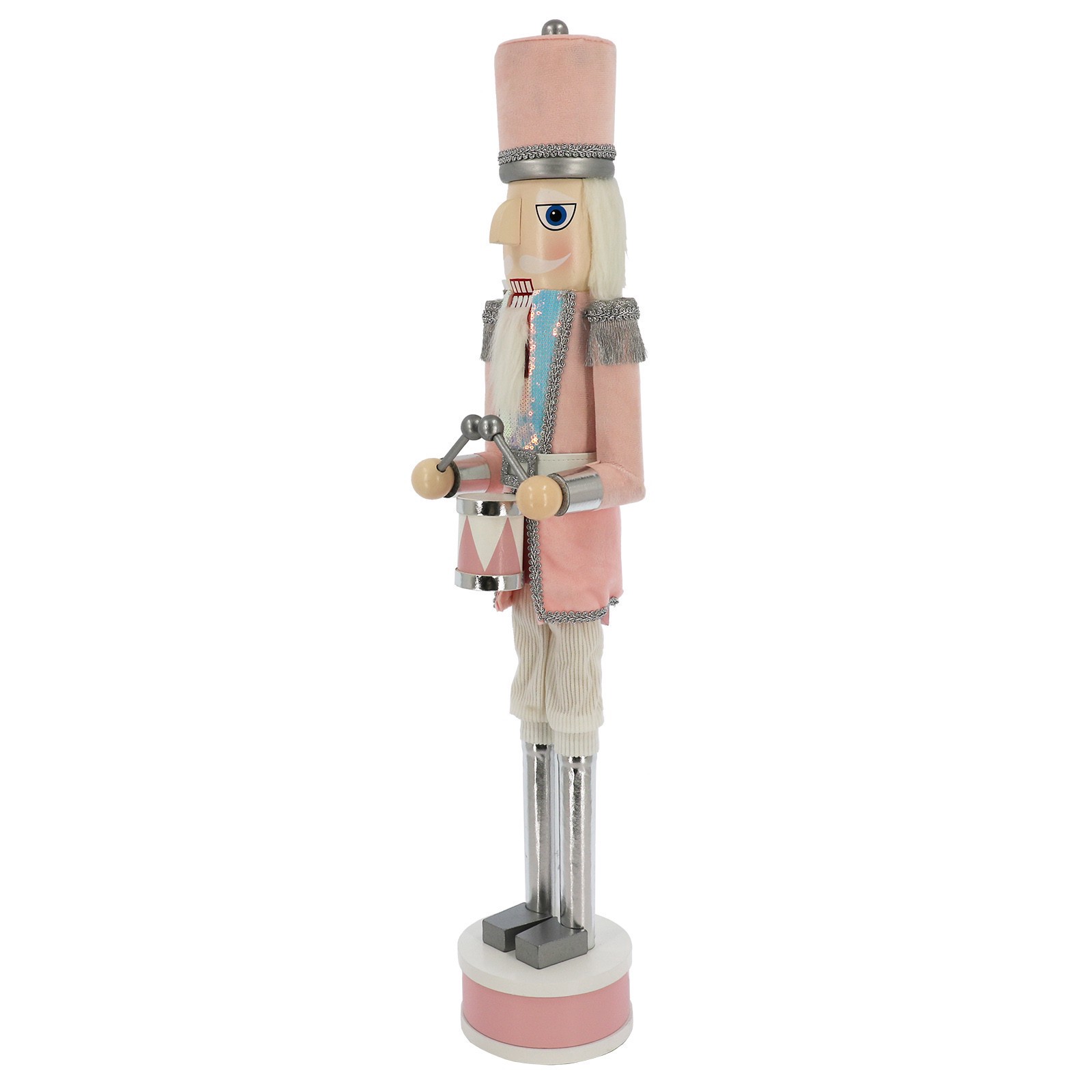 slide 5 of 5, 32" Pink Fairytale Nutcracker By By Ashland, 6.37 in x 6.25 in x 32 in