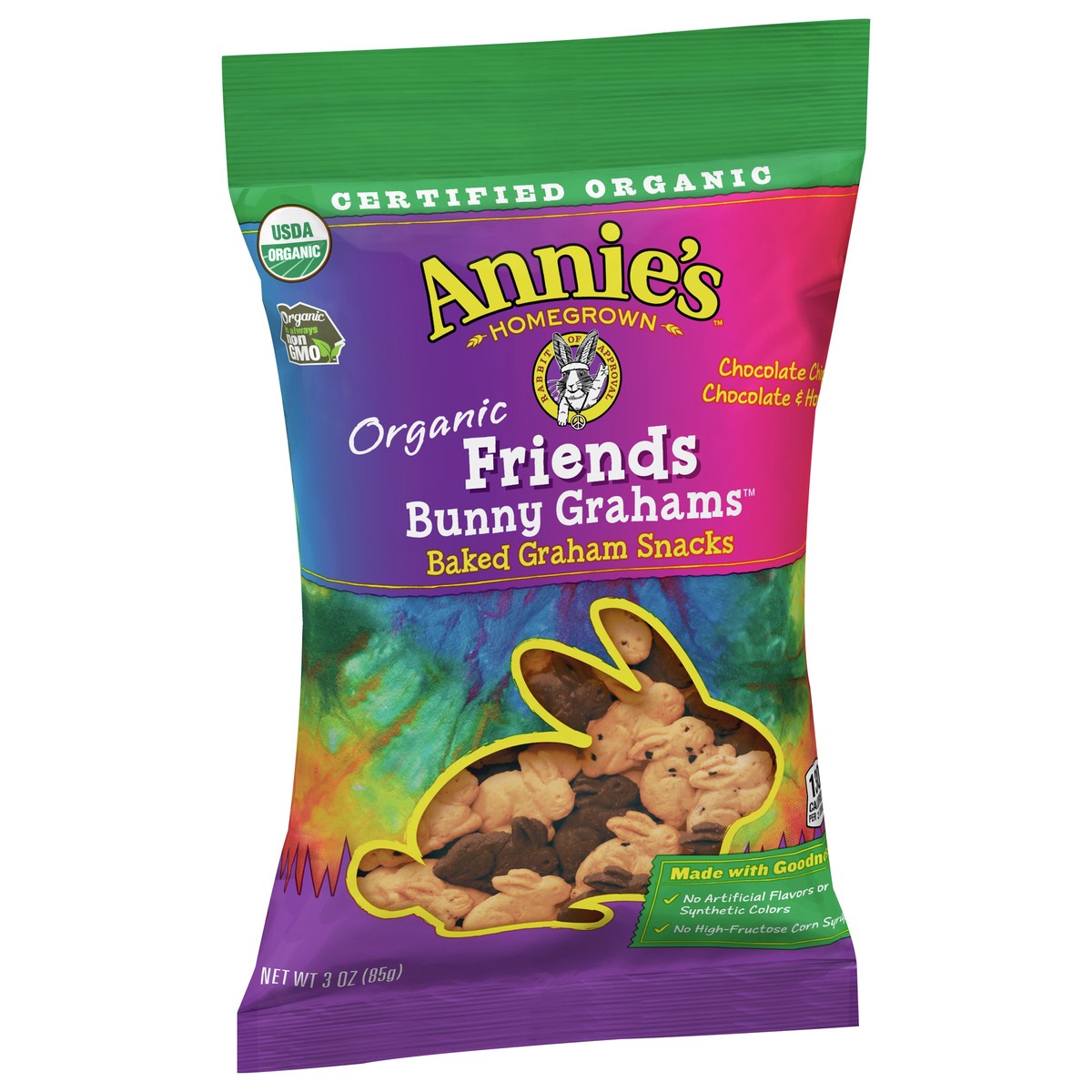 slide 3 of 14, Annie's Organic Chocolate Chip, Chocolate, and Honey Graham Crackers, 3 oz, 3 oz