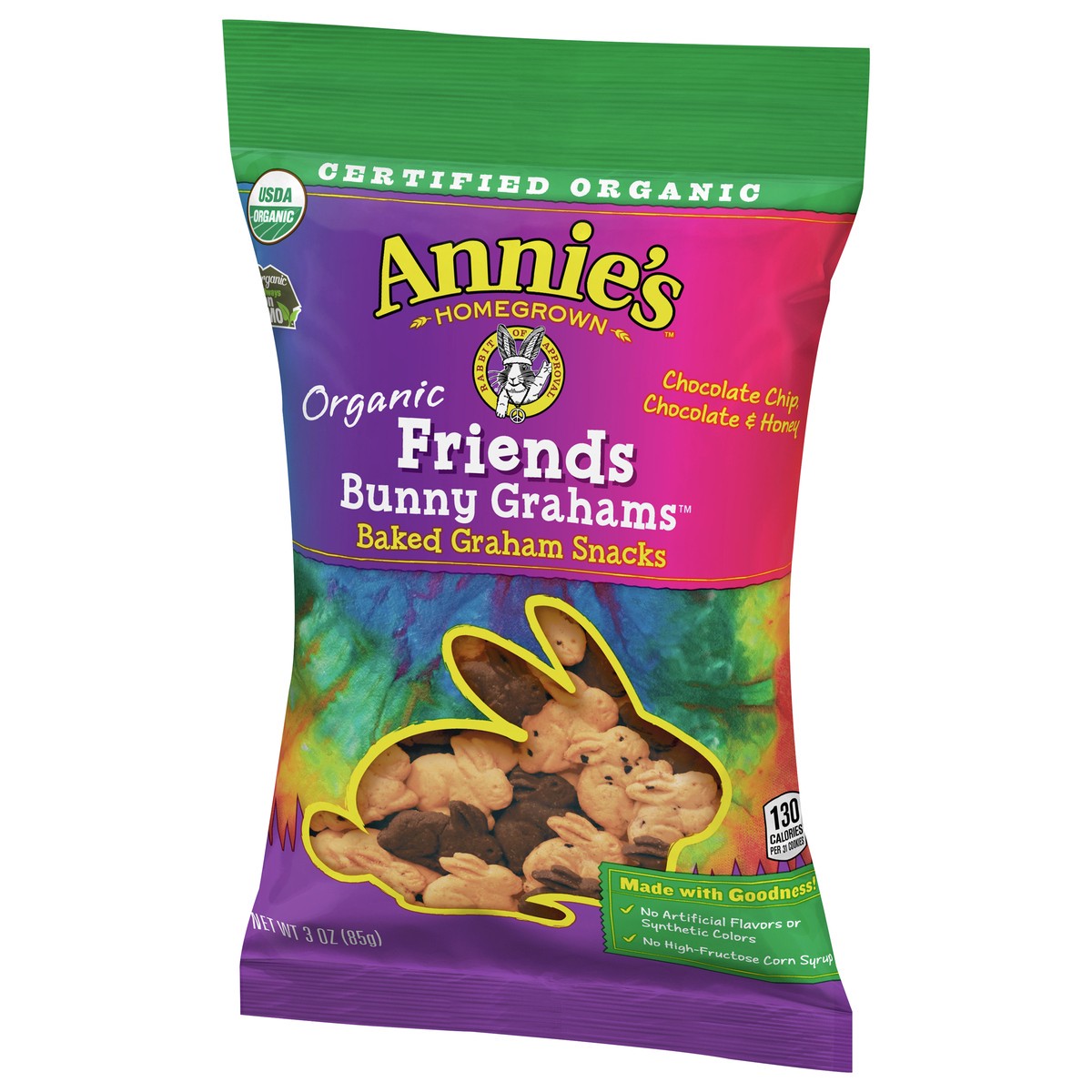 slide 10 of 14, Annie's Organic Chocolate Chip, Chocolate, and Honey Graham Crackers, 3 oz, 3 oz