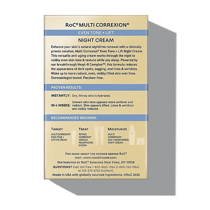 slide 3 of 5, RoC Multi Correxion Even Tone + Lift Night Cream 1.7 oz, 1.7 oz