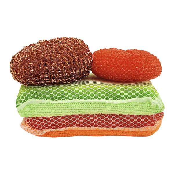 slide 4 of 5, Broxan Sponge Variety Pack, 4 ct