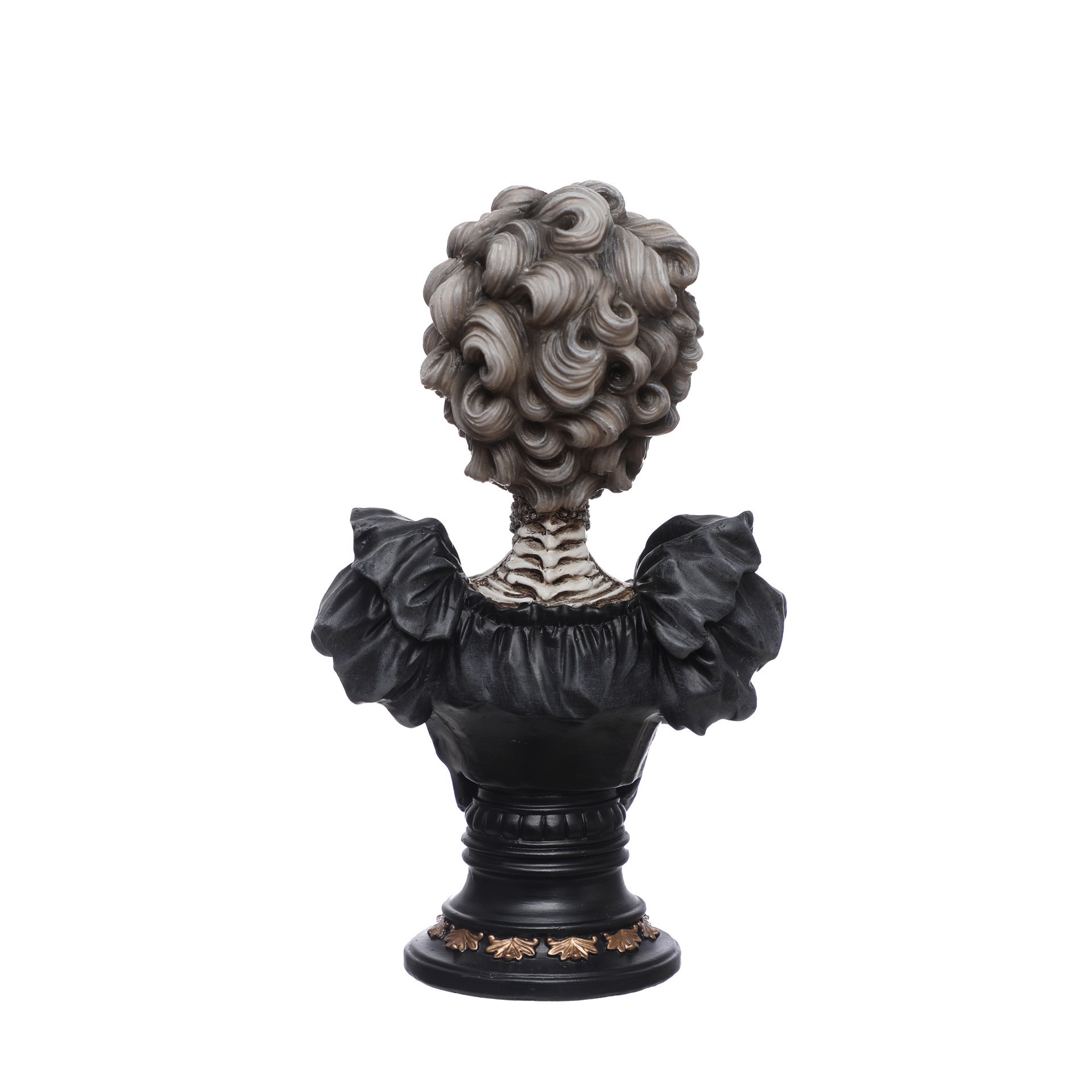 slide 3 of 3, 9" Skeleton Woman Bust Tabletop Decor By Ashland, 5.5 in x 3.5 in x 9 in