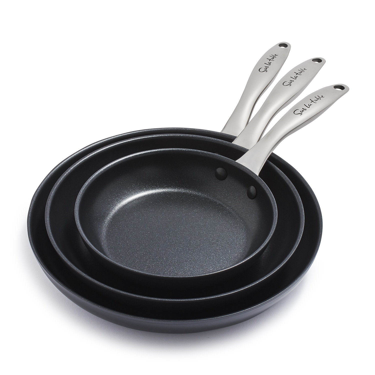 slide 1 of 1, Sur La Table Hard Anodized Skillet Set, 1 ct